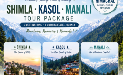 Shimla Kasol Manali Tour Package